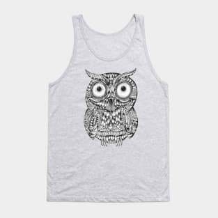 Ornate Owl Tank Top